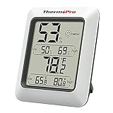 ThermoPro TP50 Digital Hygrometer Indoor Thermometer...